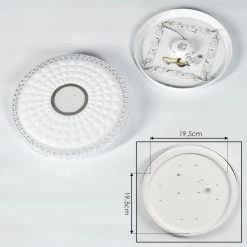 Hofstein Cavalese Deckenleuchte LED Wei&szlig;, 1-flammig -LED Leuchten Verkäufe 2022 cavalese deckenleuchte h3391617 4