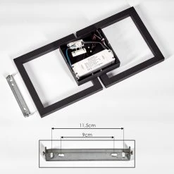 Hofstein Cavareno Deckenleuchte LED Schwarz, 1-flammig -LED Leuchten Verkäufe 2022 cavareno deckenleuchte h3391679 4
