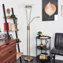 Hofstein Cavate Deckenfluter LED Messing, 2-flammig -LED Leuchten Verkäufe 2022 cavate deckenfluter h3019979 11