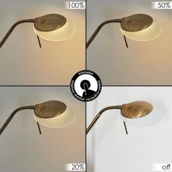 Hofstein Cavate Deckenfluter LED Messing, 2-flammig -LED Leuchten Verkäufe 2022 cavate deckenfluter h3019979 2