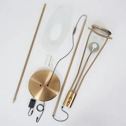 Hofstein Cavate Deckenfluter LED Messing, 2-flammig -LED Leuchten Verkäufe 2022 cavate deckenfluter h3019979 4