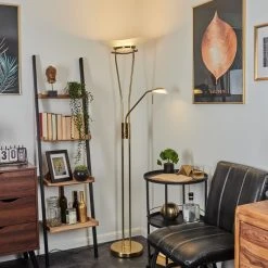 Hofstein Cavate Deckenfluter LED Altmessing, 2-flammig -LED Leuchten Verkäufe 2022 cavate deckenfluter h3019986 11