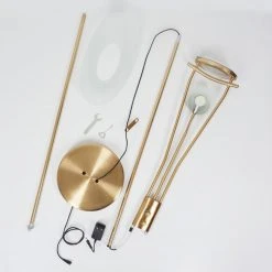 Hofstein Cavate Deckenfluter LED Altmessing, 2-flammig -LED Leuchten Verkäufe 2022 cavate deckenfluter h3019986 5