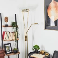 Hofstein Cavate Deckenfluter LED Altmessing, 2-flammig -LED Leuchten Verkäufe 2022 cavate deckenfluter h3019986 8