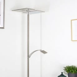 Hofstein Cazis Deckenfluter LED Nickel-Matt, 3-flammig -LED Leuchten Verkäufe 2022 cazis deckenfluter h3335321 18