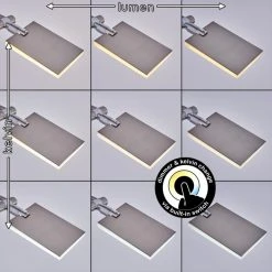 Hofstein Cazis Deckenfluter LED Nickel-Matt, 3-flammig -LED Leuchten Verkäufe 2022 cazis deckenfluter h3335321 9
