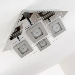 Hofstein Cerreto Deckenleuchte LED Chrom, 4-flammig -LED Leuchten Verkäufe 2022 cerreto deckenleuchte c29533f 4a 16