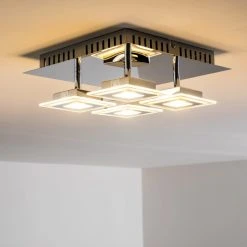 Hofstein Cerreto Deckenleuchte LED Chrom, 4-flammig -LED Leuchten Verkäufe 2022 cerreto deckenleuchte c29533f 4a 3