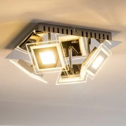 Hofstein Cerreto Deckenleuchte LED Chrom, 4-flammig -LED Leuchten Verkäufe 2022 cerreto deckenleuchte c29533f 4a 9