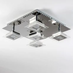 Hofstein Cerreto Deckenleuchte LED Chrom, 5-flammig -LED Leuchten Verkäufe 2022 cerreto deckenleuchte c29533f 5a 14