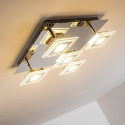 Hofstein Cerreto Deckenleuchte LED Chrom, 5-flammig -LED Leuchten Verkäufe 2022 cerreto deckenleuchte c29533f 5a 22