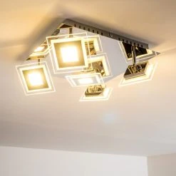 Hofstein Cerreto Deckenleuchte LED Chrom, 5-flammig -LED Leuchten Verkäufe 2022 cerreto deckenleuchte c29533f 5a 5