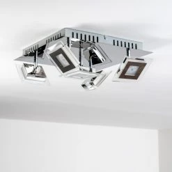Hofstein Cerreto Deckenleuchte LED Chrom, 5-flammig -LED Leuchten Verkäufe 2022 cerreto deckenleuchte c29533f 5a 6
