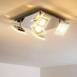 Hofstein Cerreto Deckenleuchte LED Chrom, 5-flammig -LED Leuchten Verkäufe 2022 cerreto deckenleuchte c29533f 5a 7