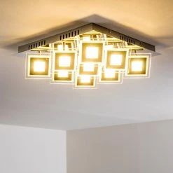 Hofstein Cerreto Deckenleuchte LED Chrom, 9-flammig -LED Leuchten Verkäufe 2022 cerreto deckenleuchte c29533f 9a 15