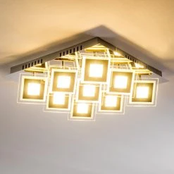 Hofstein Cerreto Deckenleuchte LED Chrom, 9-flammig -LED Leuchten Verkäufe 2022 cerreto deckenleuchte c29533f 9a 2