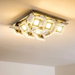 Hofstein Cerreto Deckenleuchte LED Chrom, 9-flammig -LED Leuchten Verkäufe 2022 cerreto deckenleuchte c29533f 9a 3