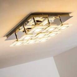 Hofstein Cerreto Deckenleuchte LED Chrom, 9-flammig -LED Leuchten Verkäufe 2022 cerreto deckenleuchte c29533f 9a 5