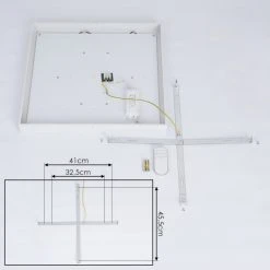 Hofstein Cetara Deckenleuchte LED Grau, 1-flammig -LED Leuchten Verkäufe 2022 cetara deckenleuchte h3392034 4