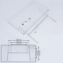 Hofstein Cetara Deckenleuchte LED Grau, 1-flammig, Fernbedienung, Farbwechsler -LED Leuchten Verkäufe 2022 cetara deckenleuchte h3392478 4