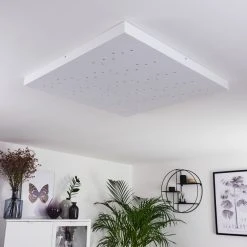 Hofstein Cetara Deckenleuchte LED Grau, 1-flammig, Fernbedienung, Farbwechsler -LED Leuchten Verkäufe 2022 cetara deckenleuchte h3392492 7