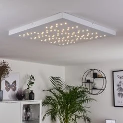 Hofstein Cetara Deckenleuchte LED Grau, 1-flammig, Fernbedienung, Farbwechsler -LED Leuchten Verkäufe 2022 cetara deckenleuchte h3392492 8