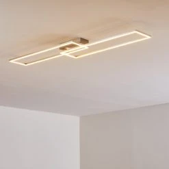 Hofstein Ceva Deckenleuchte LED Silber, 2-flammig, Fernbedienung -LED Leuchten Verkäufe 2022 ceva deckenleuchte h3167687 do2 14