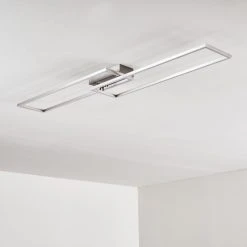 Hofstein Ceva Deckenleuchte LED Silber, 2-flammig, Fernbedienung -LED Leuchten Verkäufe 2022 ceva deckenleuchte h3167687 do2 15