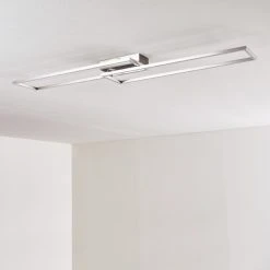 Hofstein Ceva Deckenleuchte LED Silber, 2-flammig, Fernbedienung -LED Leuchten Verkäufe 2022 ceva deckenleuchte h3167687 do2 20