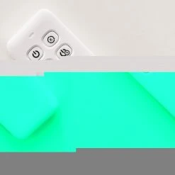 Hofstein Ceva Deckenleuchte LED Silber, 2-flammig, Fernbedienung -LED Leuchten Verkäufe 2022 ceva deckenleuchte h3167687 do2 23