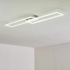 Hofstein Ceva Deckenleuchte LED Silber, 2-flammig, Fernbedienung -LED Leuchten Verkäufe 2022 ceva deckenleuchte h3167687 do2 6