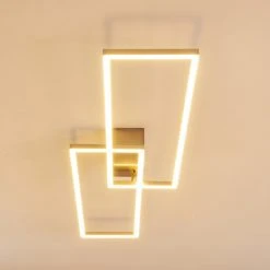 Hofstein Ceva Deckenleuchte LED Silber, 2-flammig, Fernbedienung -LED Leuchten Verkäufe 2022 ceva deckenleuchte h3167687 do2 8