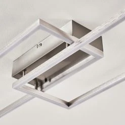 Hofstein Ceva Deckenleuchte LED Silber, 2-flammig, Fernbedienung -LED Leuchten Verkäufe 2022 ceva deckenleuchte h3167687 do2 9