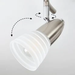 Hofstein Chapod Deckenleuchte LED Nickel-Matt, 3-flammig -LED Leuchten Verkäufe 2022 chapod deckenleuchte h3610442 5