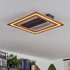 Hofstein Charentay Deckenleuchte LED Schwarz, 1-flammig -LED Leuchten Verkäufe 2022 charentay deckenleuchte h3652978 11