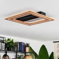 Hofstein Charentay Deckenleuchte LED Schwarz, 1-flammig -LED Leuchten Verkäufe 2022 charentay deckenleuchte h3652978 4