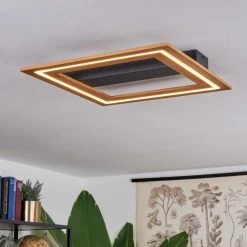 Hofstein Charentay Deckenleuchte LED Schwarz, 1-flammig -LED Leuchten Verkäufe 2022 charentay deckenleuchte h3652978 6