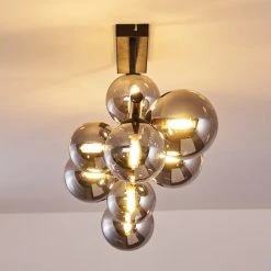 Hofstein Chehalis Deckenleuchte LED Schwarz, 9-flammig -LED Leuchten Verkäufe 2022 chehalis deckenleuchte h3317853 11