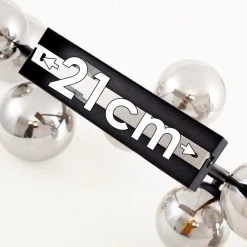 Hofstein Chehalis Deckenleuchte LED Schwarz, 9-flammig -LED Leuchten Verkäufe 2022 chehalis deckenleuchte h3317853 18