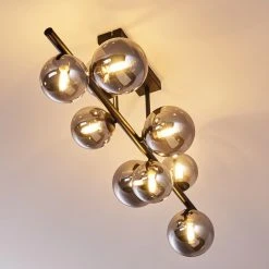 Hofstein Chehalis Deckenleuchte LED Schwarz, 9-flammig -LED Leuchten Verkäufe 2022 chehalis deckenleuchte h3317853 6