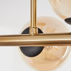 Hofstein Chehalis Deckenleuchte LED Messing, Schwarz, 9-flammig -LED Leuchten Verkäufe 2022 chehalis deckenleuchte h3582688 5