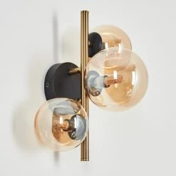 Hofstein Chehalis Deckenleuchte LED Messing, Schwarz, 3-flammig -LED Leuchten Verkäufe 2022 chehalis deckenleuchte h3585009 7