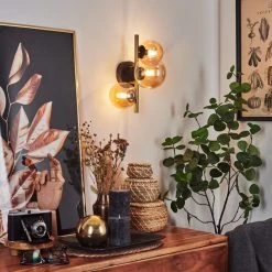 Hofstein Chehalis Deckenleuchte LED Messing, Schwarz, 3-flammig -LED Leuchten Verkäufe 2022 chehalis deckenleuchte h3585009 8