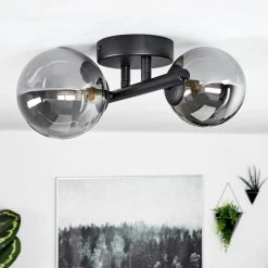 Hofstein Chehalis Deckenleuchte LED Schwarz, 2-flammig -LED Leuchten Verkäufe 2022 chehalis deckenleuchte h3617533 9