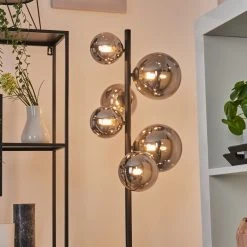 Hofstein Chehalis Stehleuchte LED Schwarz, 6-flammig -LED Leuchten Verkäufe 2022 chehalis stehleuchte h3545928 8