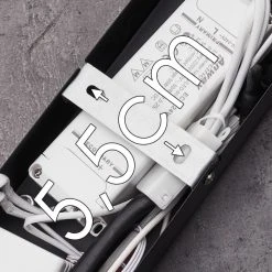 Hofstein Cheka Deckenleuchte LED Schwarz, 2-flammig, Fernbedienung -LED Leuchten Verkäufe 2022 cheka deckenleuchte h3325919 18