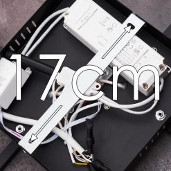 Hofstein Cheka Deckenleuchte LED Schwarz, 2-flammig, Fernbedienung -LED Leuchten Verkäufe 2022 cheka deckenleuchte h3325933 4