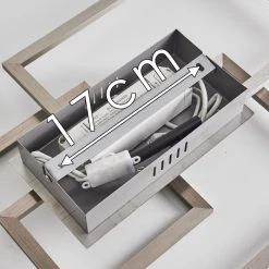 Hofstein Cheka Deckenleuchte LED Aluminium, 3-flammig -LED Leuchten Verkäufe 2022 cheka deckenleuchte h3374498 13