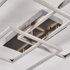 Hofstein Cheka Deckenleuchte LED Aluminium, 3-flammig, Fernbedienung -LED Leuchten Verkäufe 2022 cheka deckenleuchte h3374511 11