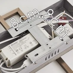 Hofstein Cheka Deckenleuchte LED Aluminium, 3-flammig, Fernbedienung -LED Leuchten Verkäufe 2022 cheka deckenleuchte h3374511 16